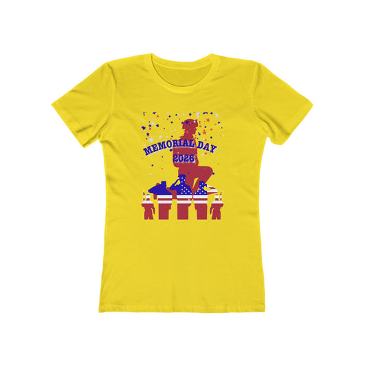 Memorial Day Soldier Tee — Women’s Boyfriend Fit Celebration T-Shirt