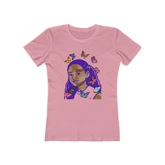 Purple Melanin Tee - Women’s Boyfriend Fit Celebration T-Shirt