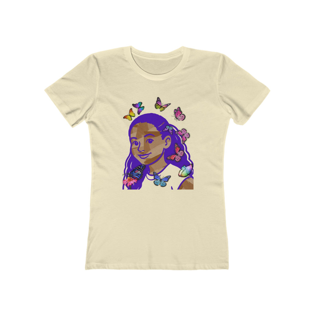 Purple Melanin Tee - Women’s Boyfriend Fit Celebration T-Shirt