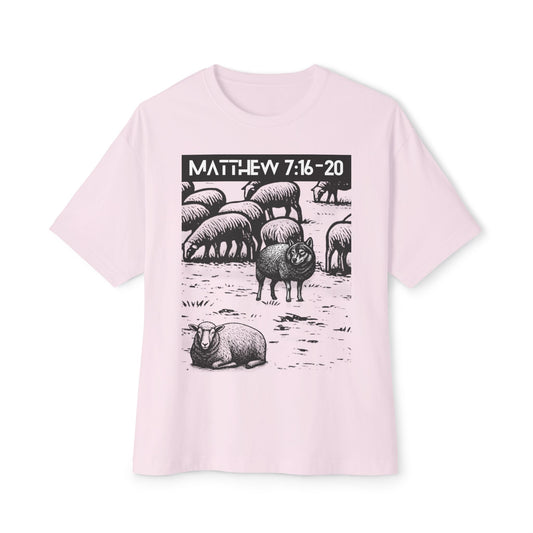 Wolf In Sheep Wool Tee – Oversized Box Graphic T-Shirt