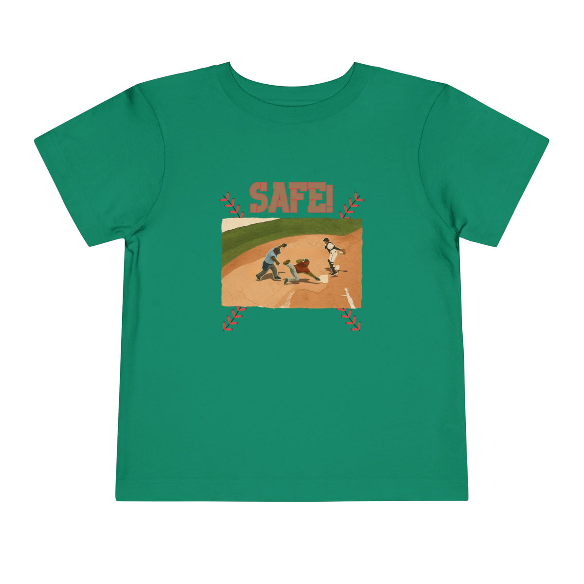 Safe Baseball Tee - BC3001T Toddler Graphic T-Shirt