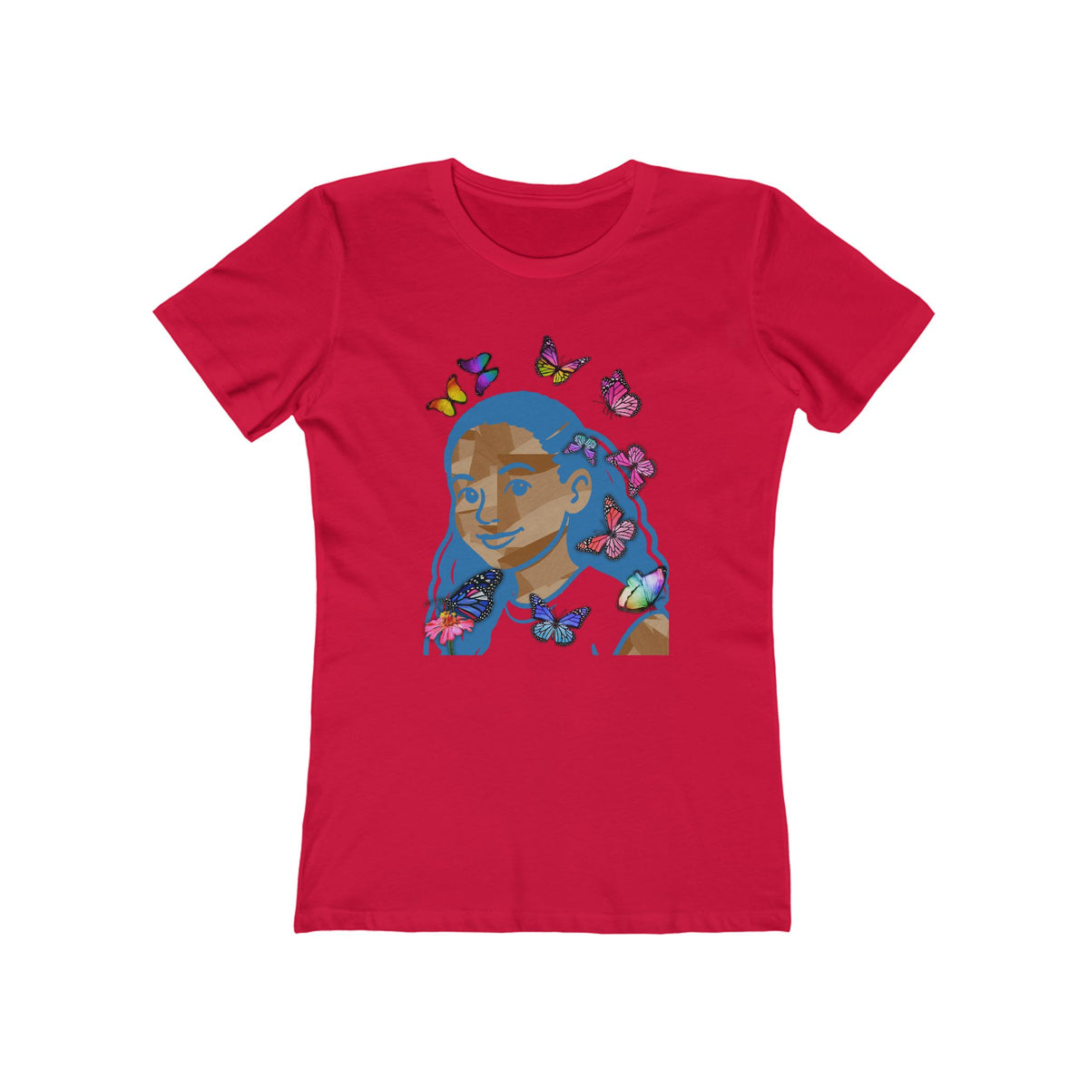 Blue Melanin Tee - Women’s Boyfriend Fit Celebration T-Shirt