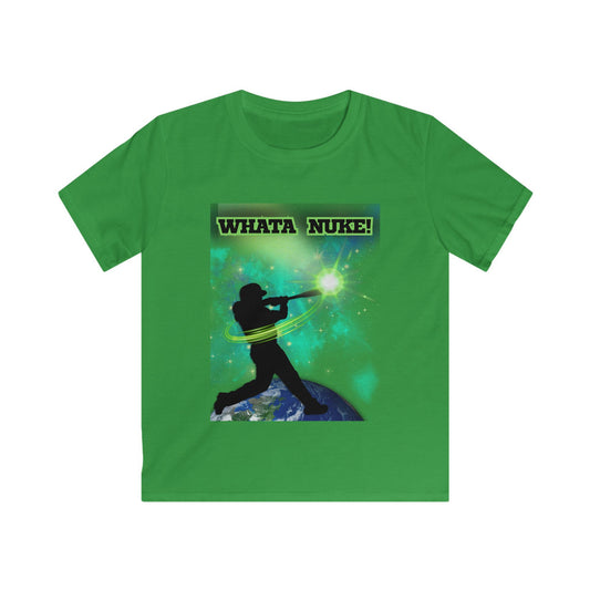 Whata Nuke Baseball Tee - Youth T-Shirt G64000B