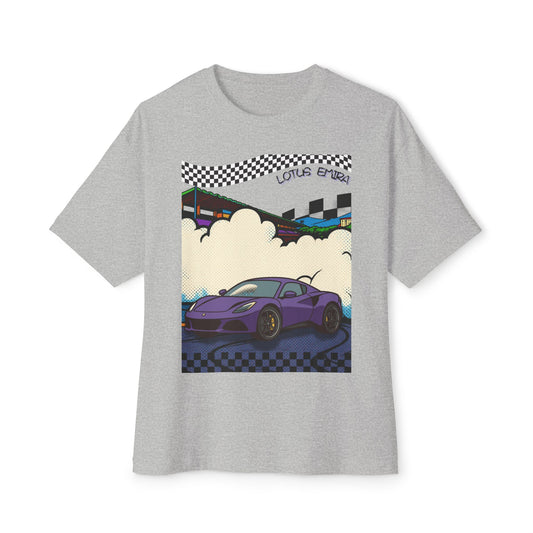 Lotus Emira Tee – Oversized Box Graphic T-Shirt