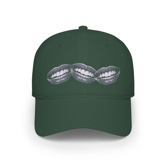 Unisex 3Smile Glitch Low-Profile Baseball Cap - Printed