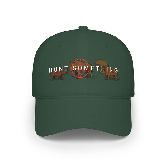 Unisex Hunt Something Boar Low-Profile Baseball Cap - Printed