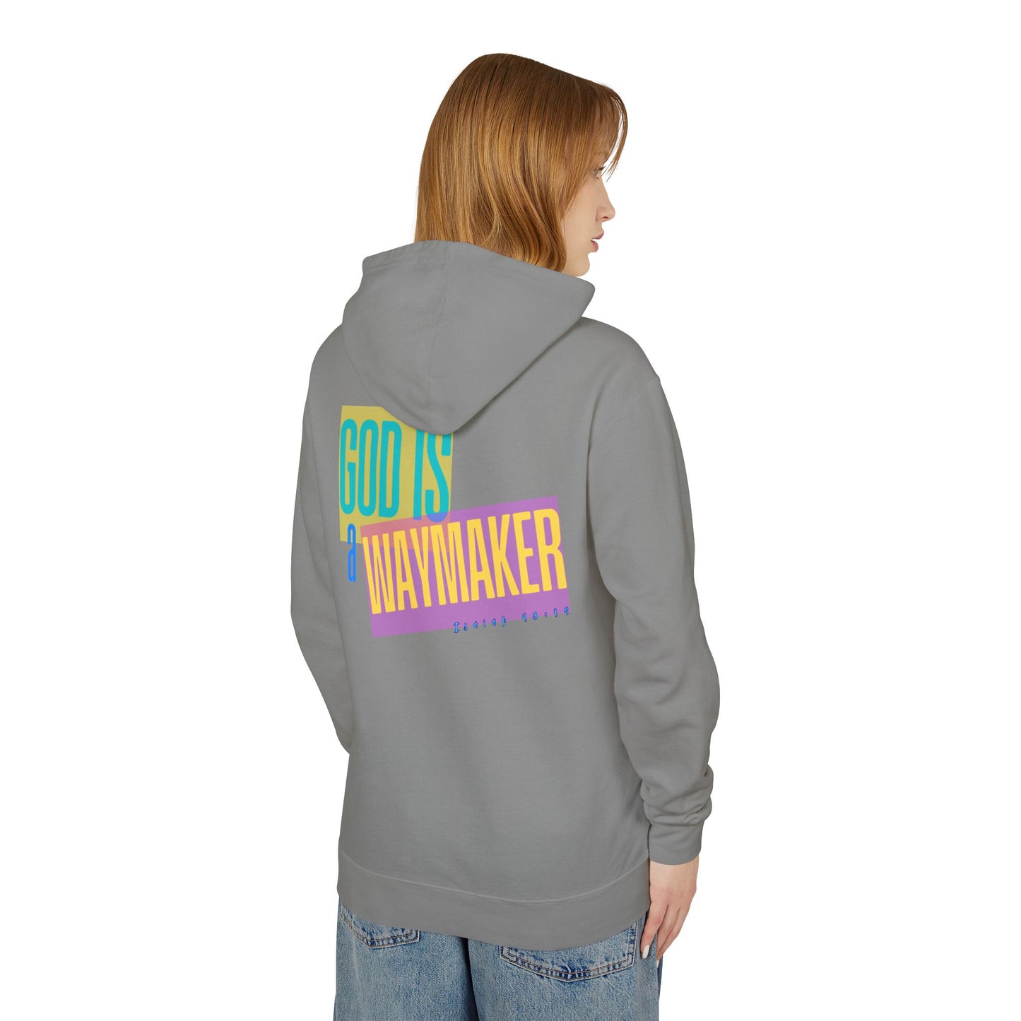 God Is A Waymaker Lightweight Hooded Sweatshirt