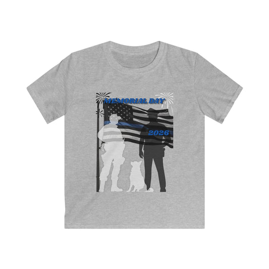 Memorial Day Police 26 Tee - Youth T-Shirt G64000B