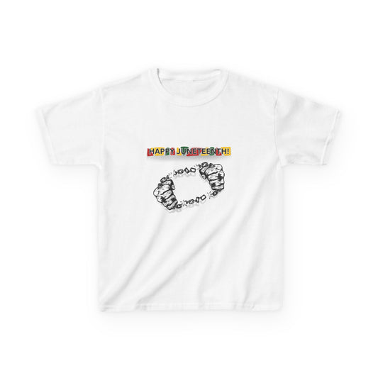 Chain Break Happy Juneteenth Tee - Kids T-Shirt