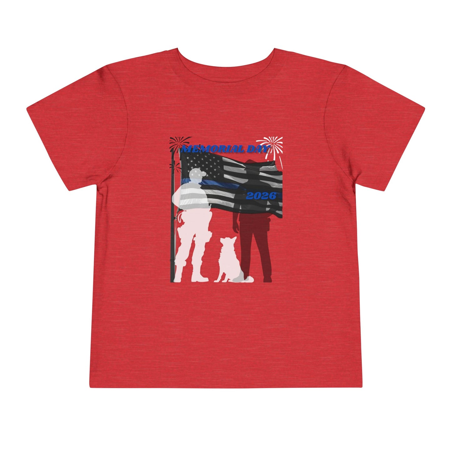 Memorial Day Police 26 Tee — Toddler Graphic T-Shirt