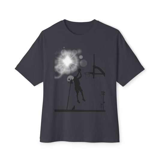 Basketball Tee – Oversized Box Graphic T-Shirt