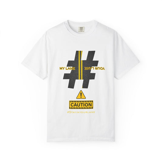 Black White Yellow Lanes Tee - Unisex CC1717 T-shirt