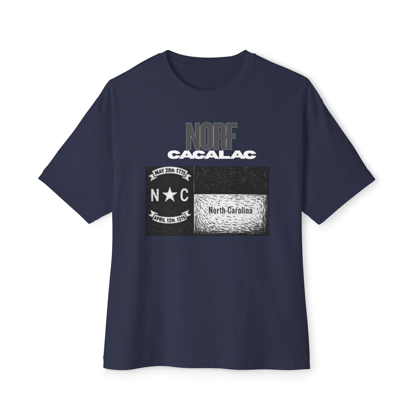 Norf Cacalac Tee – Oversized Box Graphic T-Shirt