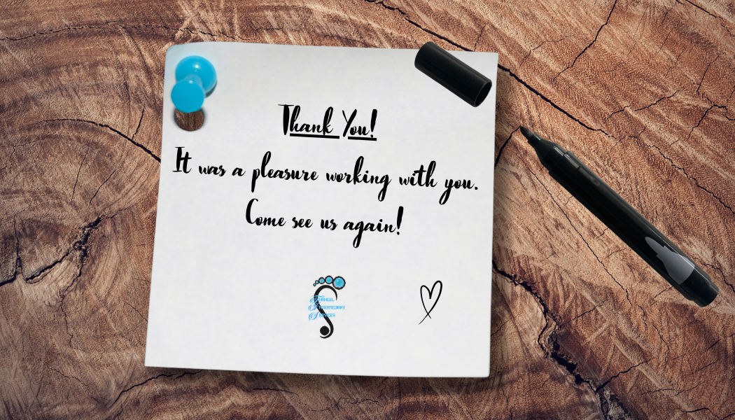 3.5 X 2" Note with a Tack Business Thank You Card w/logo