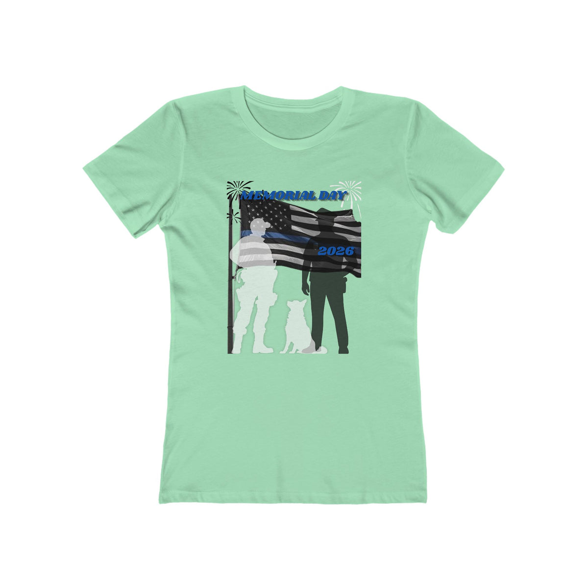 Memorial Day Police 26 Tee — Women’s Boyfriend Fit T-Shirt