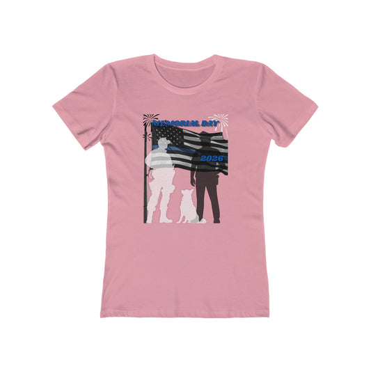 Memorial Day Police 26 Tee — Women’s Boyfriend Fit T-Shirt