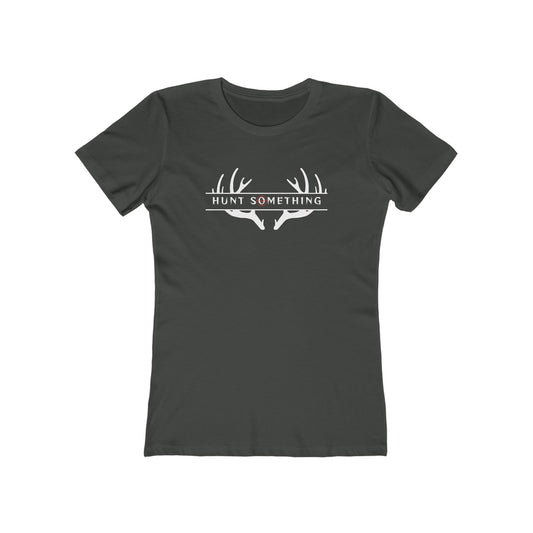 Hunt Something Deer Tee - Women’s Boyfriend Fit Celebration T-Shirt