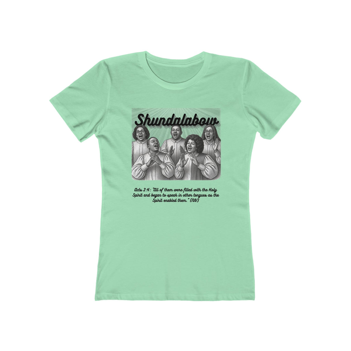 Choir Shundalabow — Women’s Boyfriend Fit Celebration T-Shirt