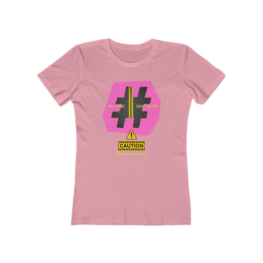 Pink Lanes Tee - Women’s Boyfriend Fit Celebration T-Shirt