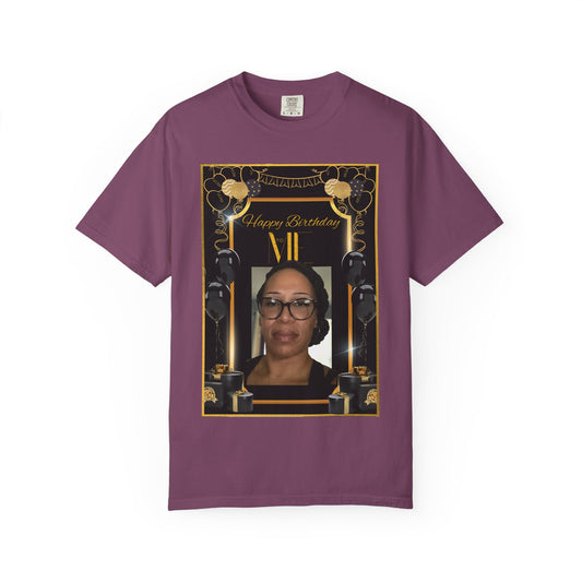 Black & Gold - Happy Birthday To Me - Personalize It! Tee - Unisex CC1717 T-shirt