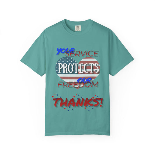 Thanks 4 Service Memorial Day - Unisex CC1717 T-shirt