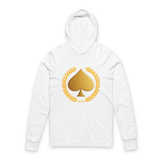 Gold Spade - Hooded Long Sleeve T-Shirt