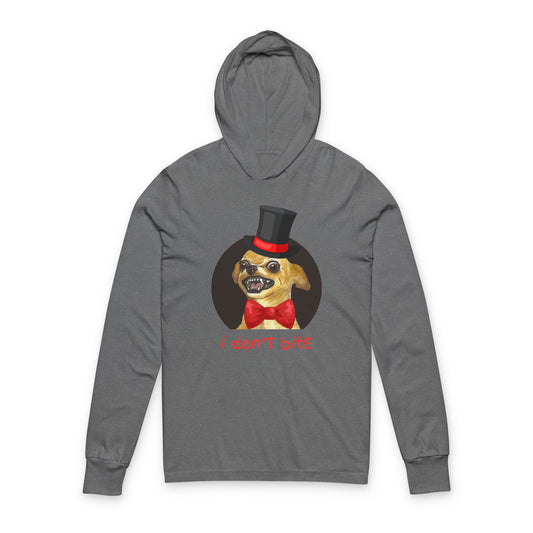I Don't Bite - Hooded Long Sleeve T-Shirt