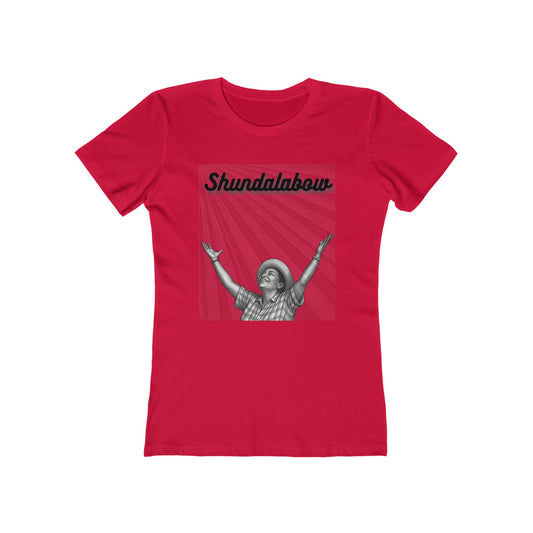 She Shundalabow — Women’s Boyfriend Fit Celebration T-Shirt