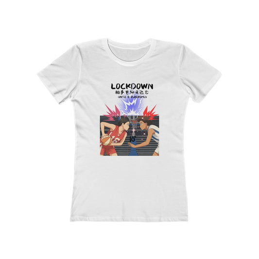 Anime Women B Ball Tee - Women’s Boyfriend Fit Celebration T-Shirt