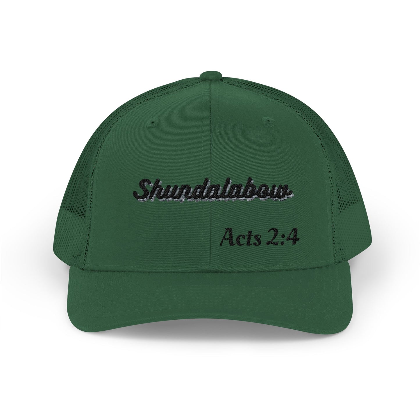 Unisex Acts 2:4 Snapback Trucker Cap - Embroidered