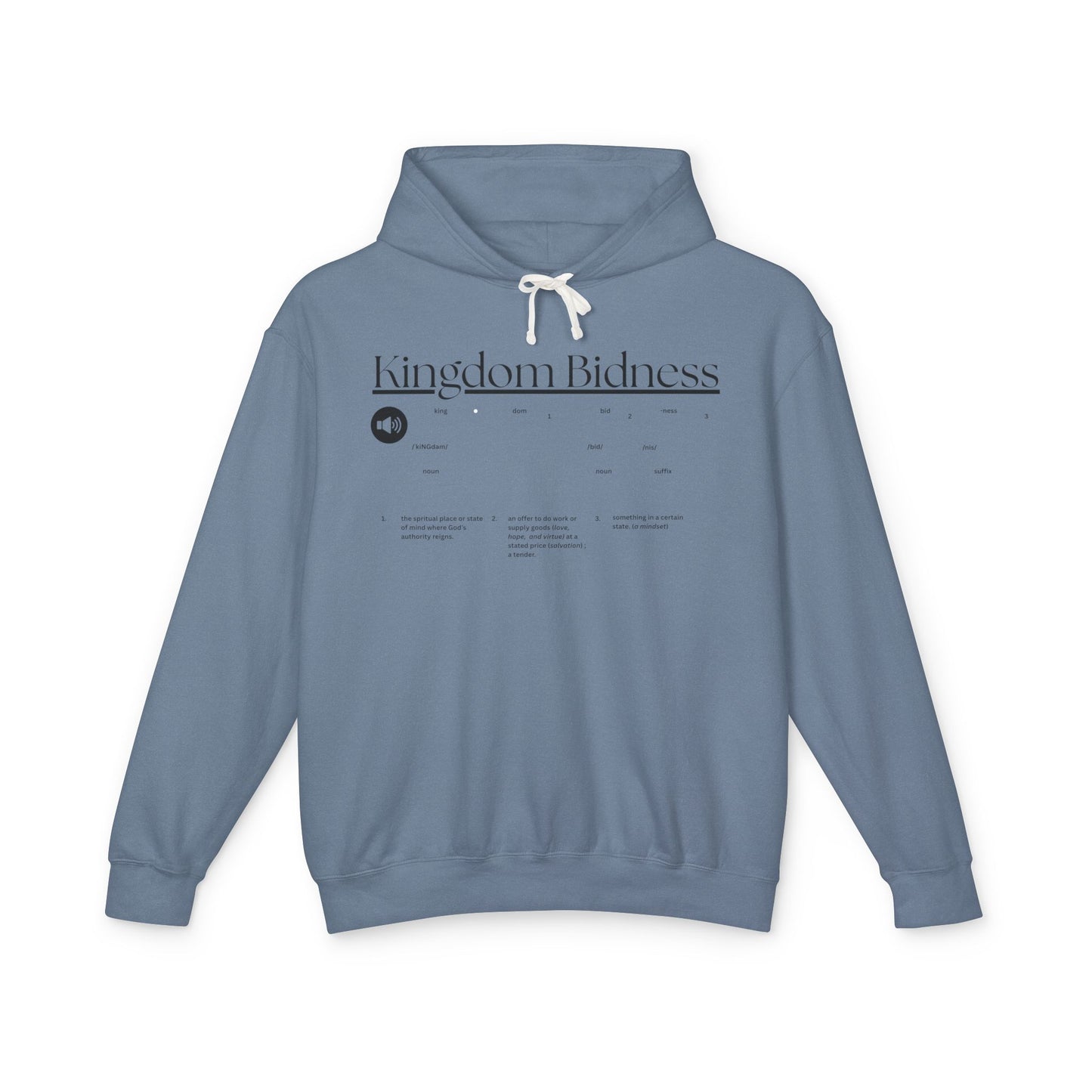 Kingdom — Unisex Lightweight Hooded Sweatshirt