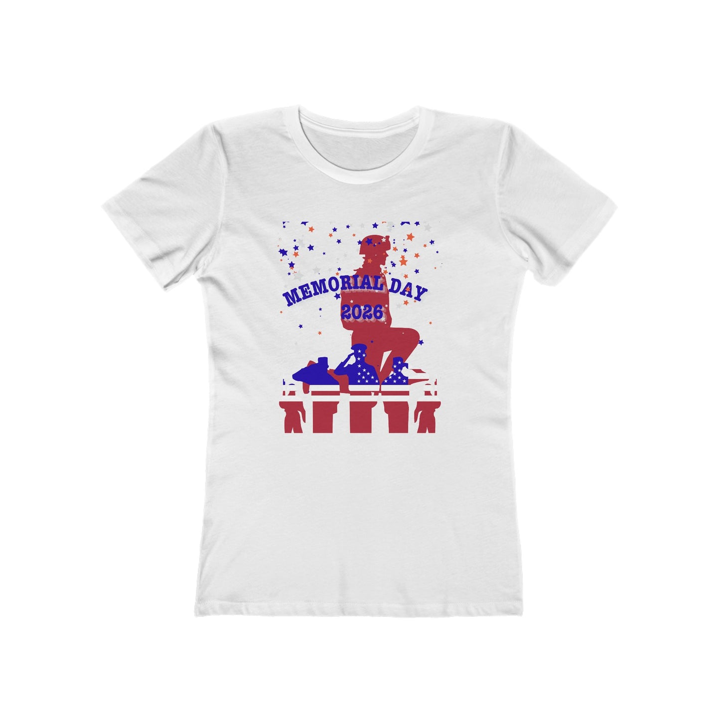 Memorial Day Soldier Tee — Women’s Boyfriend Fit Celebration T-Shirt