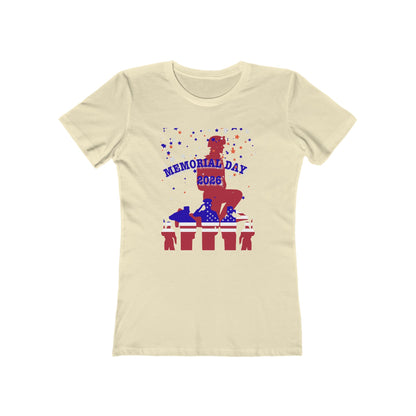 Memorial Day Soldier Tee — Women’s Boyfriend Fit Celebration T-Shirt