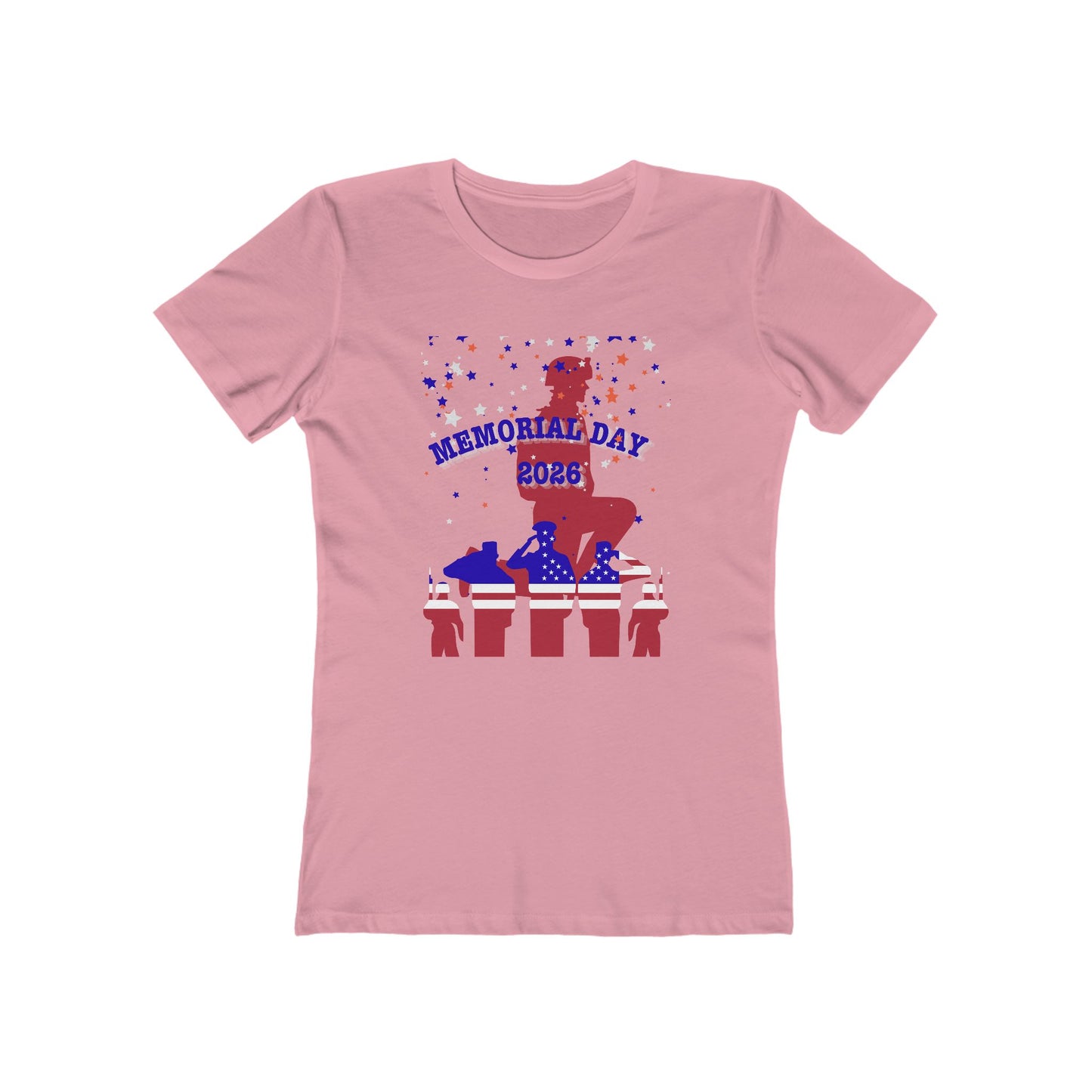 Memorial Day Soldier Tee — Women’s Boyfriend Fit Celebration T-Shirt