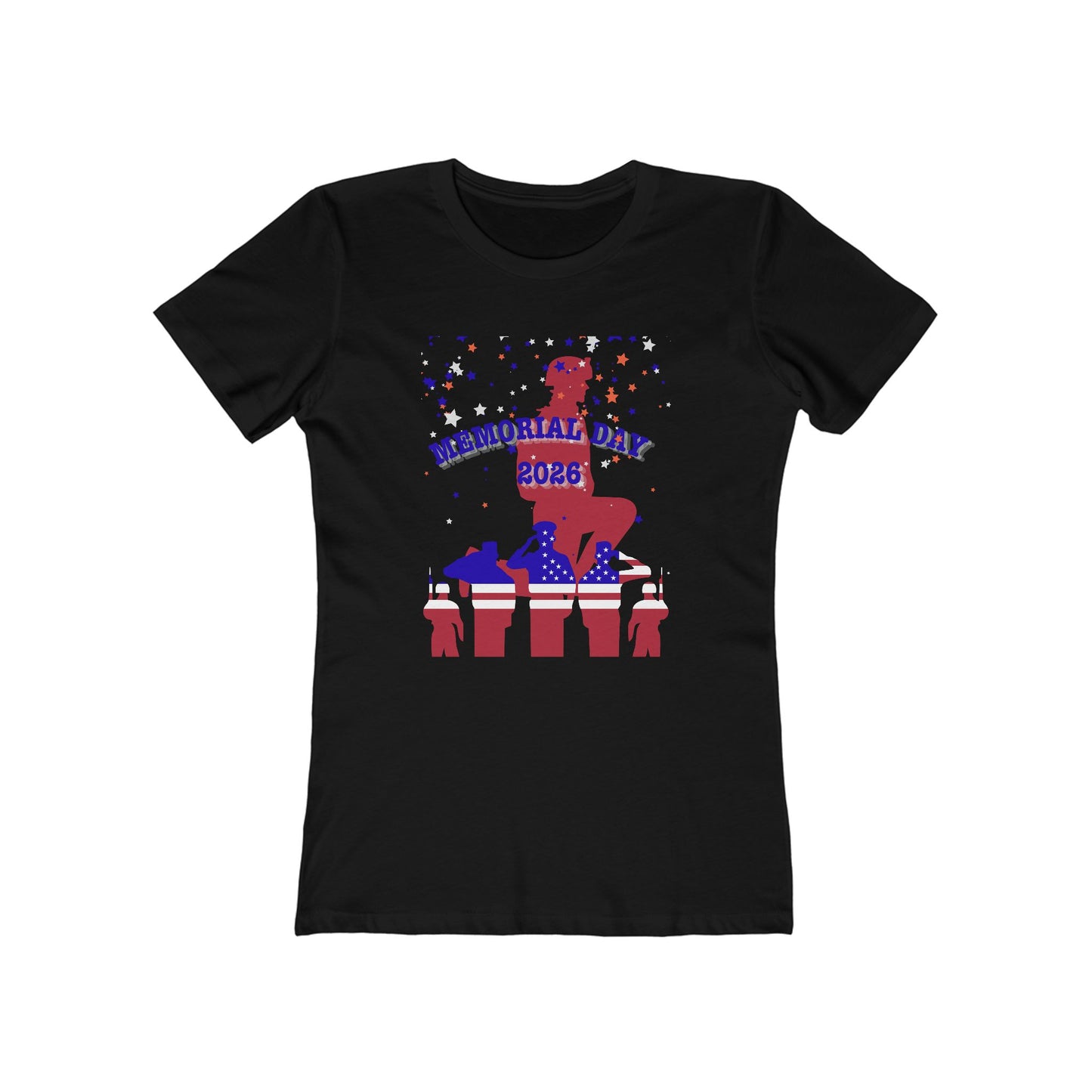 Memorial Day Soldier Tee — Women’s Boyfriend Fit Celebration T-Shirt