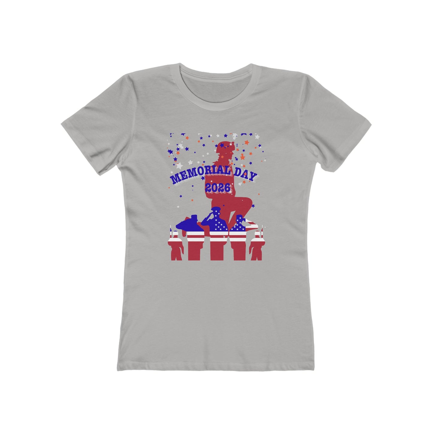 Memorial Day Soldier Tee — Women’s Boyfriend Fit Celebration T-Shirt