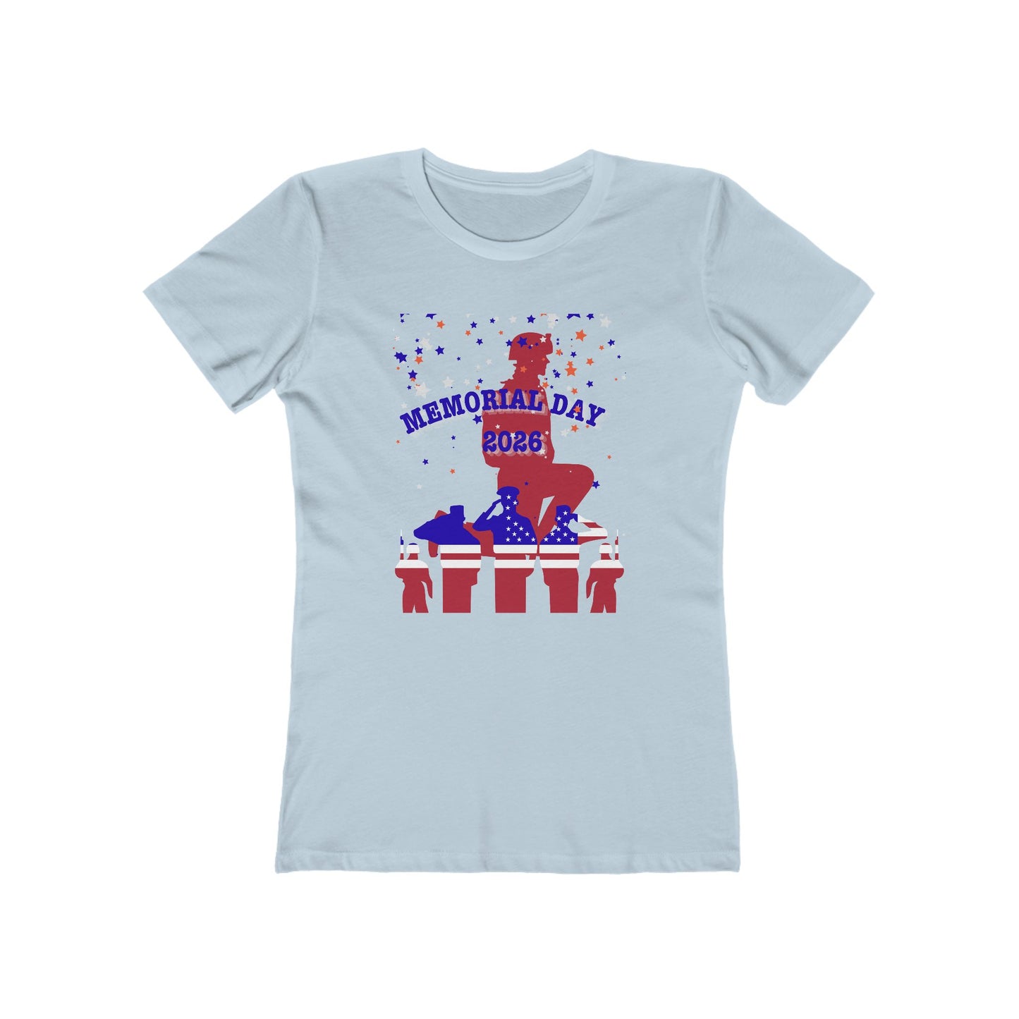 Memorial Day Soldier Tee — Women’s Boyfriend Fit Celebration T-Shirt