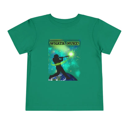 Whata Nuke Baseball Tee - Toddler Graphic T-Shirt