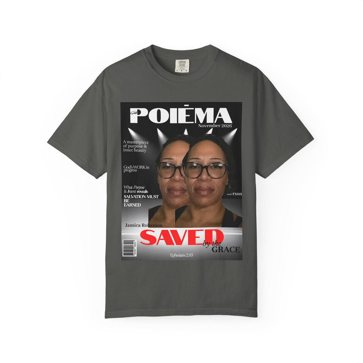 Personalize It! God's Poiema Magazine Tee - Unisex CC1717 T-shirt
