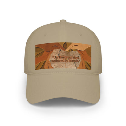 Unisex Family Leaf Low-Profile Baseball Cap - Printed