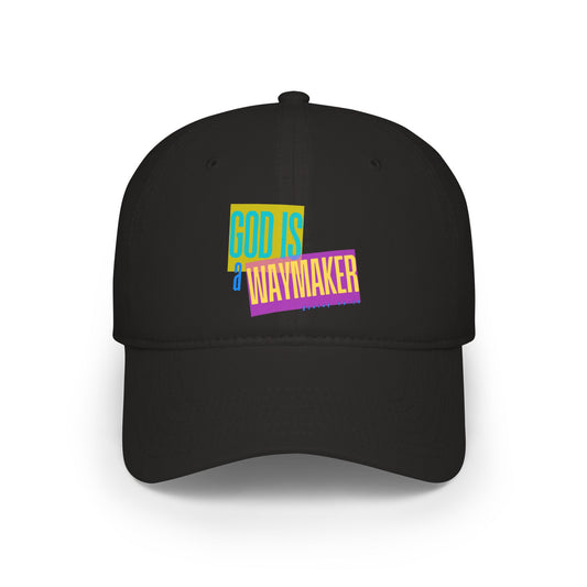 Unisex God is a Waymaker Low-Profile Baseball Cap - Printed