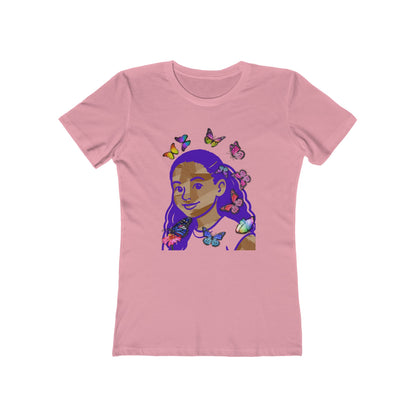 Purple Melanin Tee - Women’s Boyfriend Fit Celebration T-Shirt