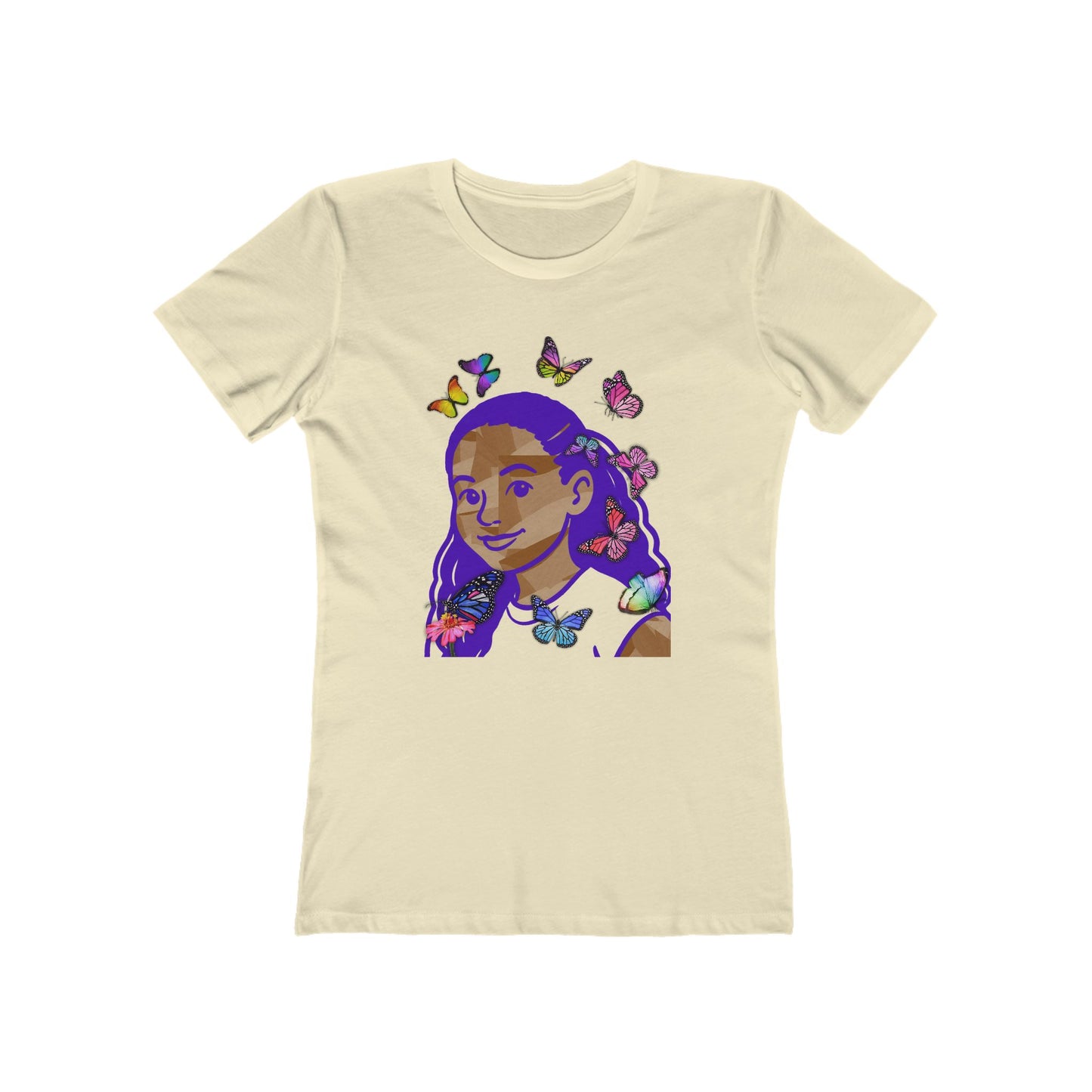 Purple Melanin Tee - Women’s Boyfriend Fit Celebration T-Shirt