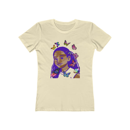 Purple Melanin Tee - Women’s Boyfriend Fit Celebration T-Shirt