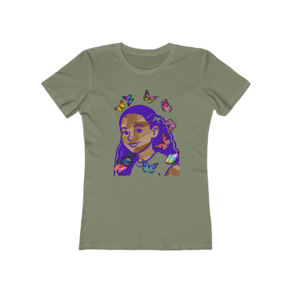 Purple Melanin Tee - Women’s Boyfriend Fit Celebration T-Shirt