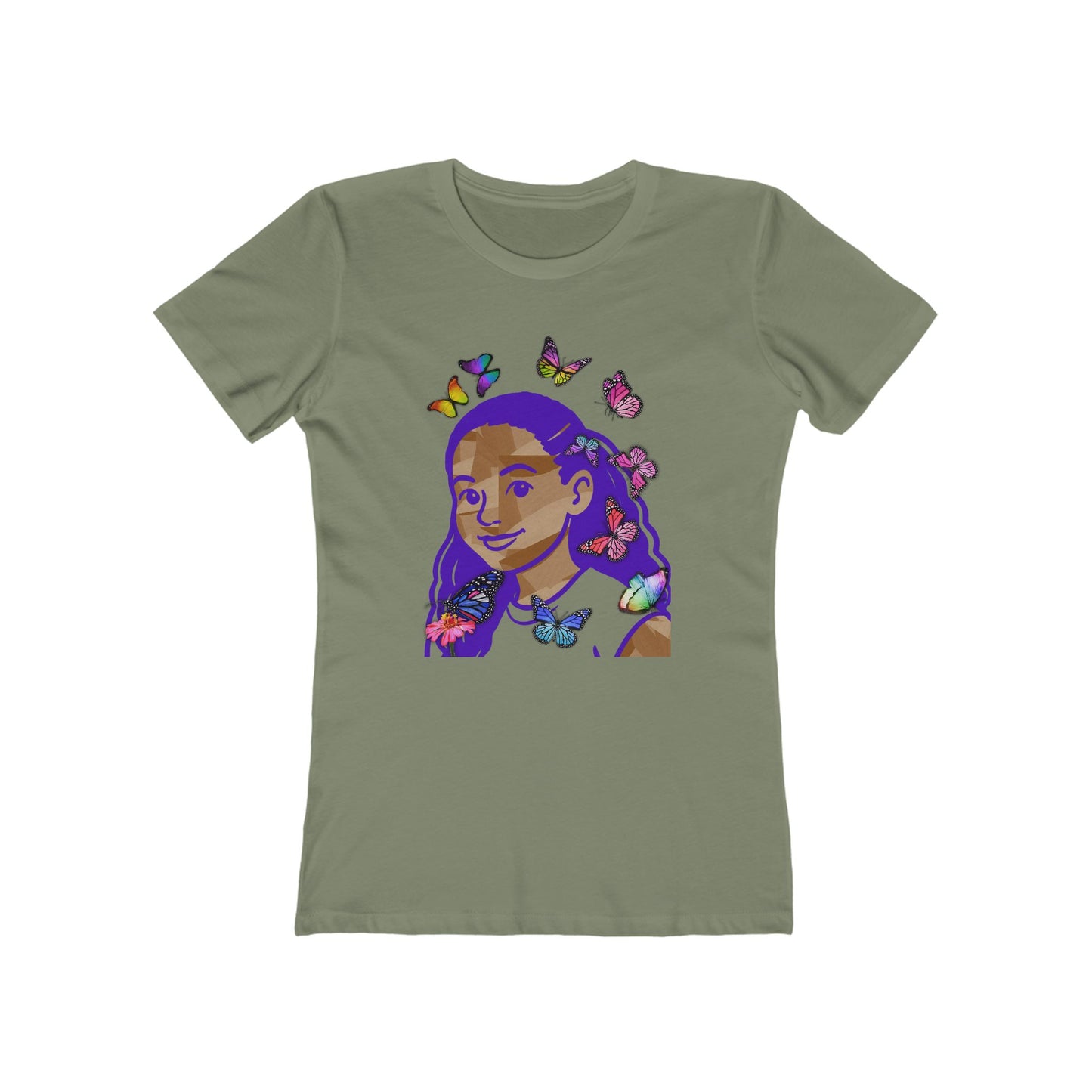 Purple Melanin Tee - Women’s Boyfriend Fit Celebration T-Shirt