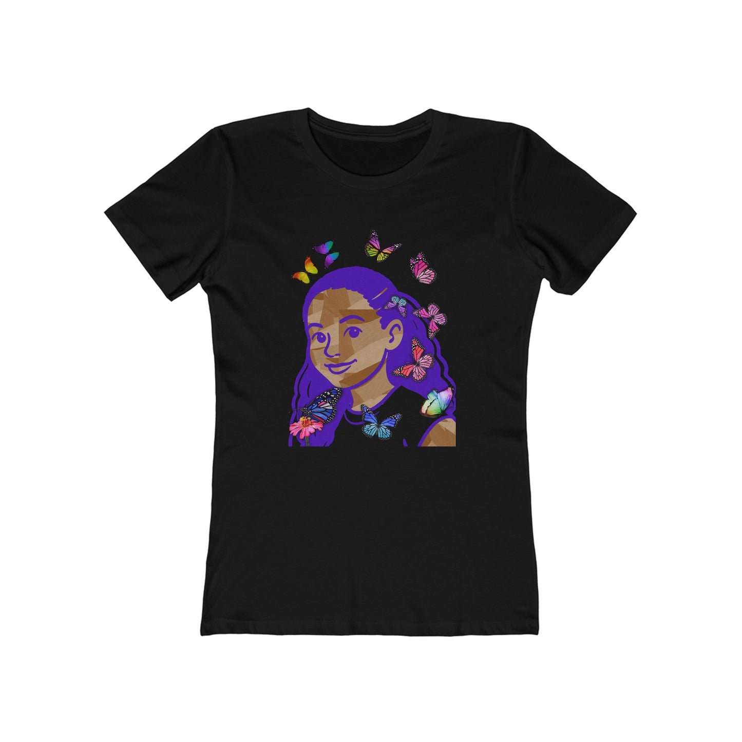 Purple Melanin Tee - Women’s Boyfriend Fit Celebration T-Shirt