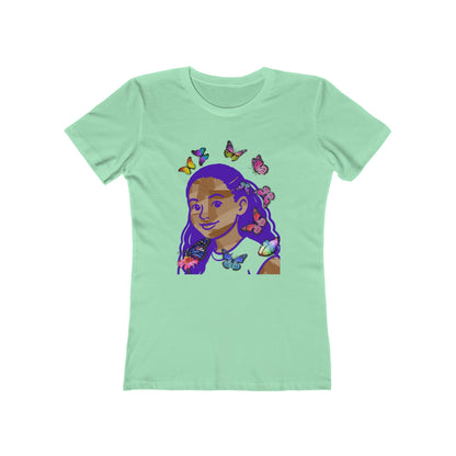 Purple Melanin Tee - Women’s Boyfriend Fit Celebration T-Shirt