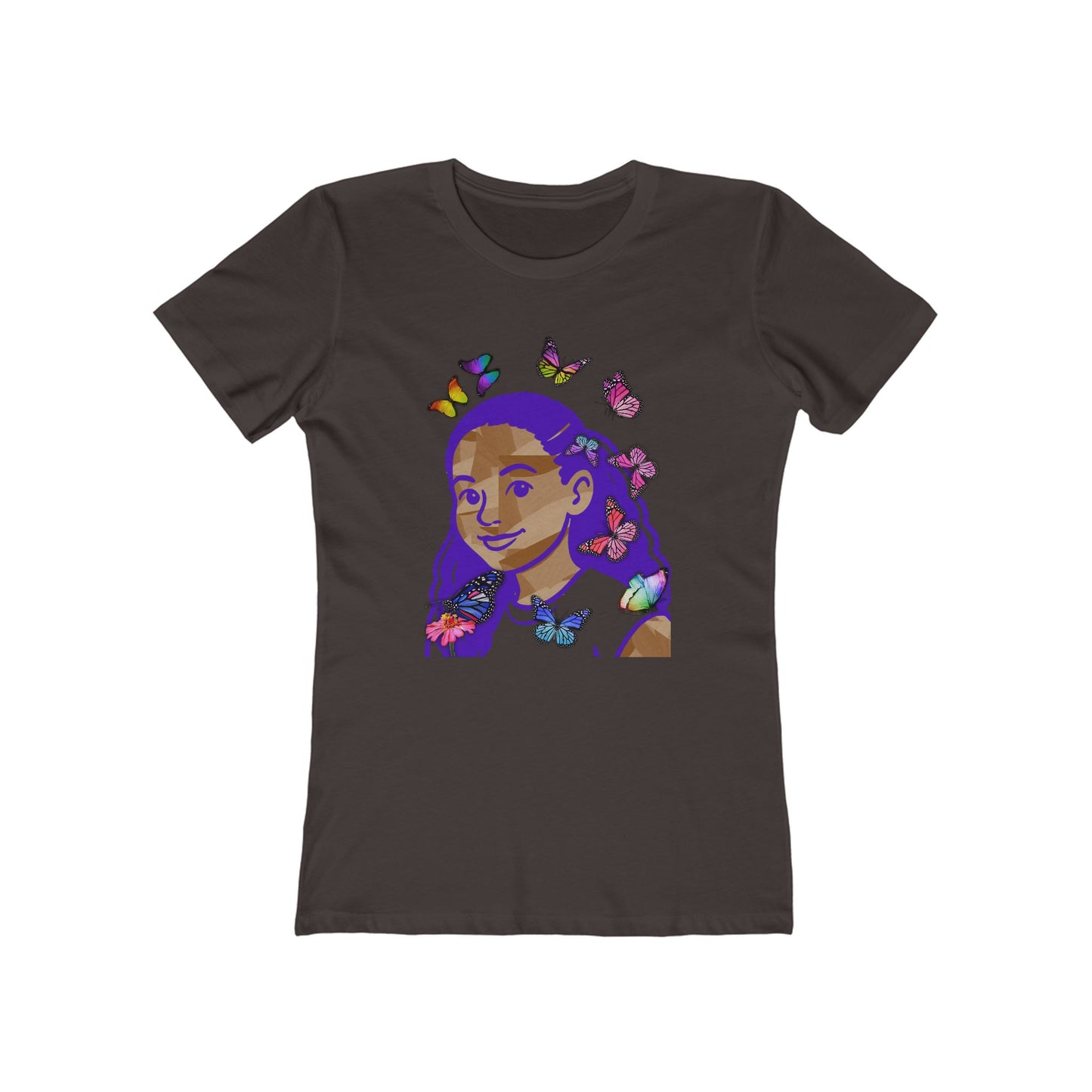 Purple Melanin Tee - Women’s Boyfriend Fit Celebration T-Shirt