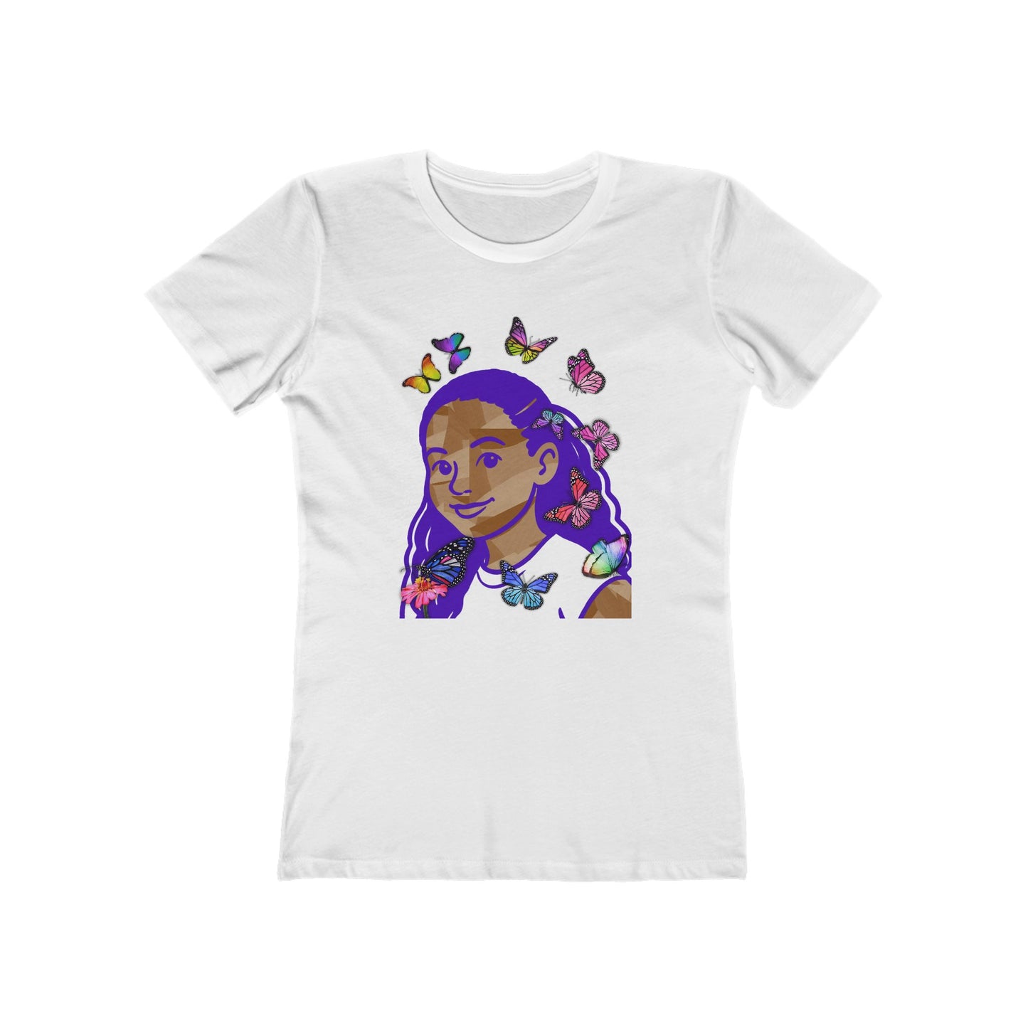 Purple Melanin Tee - Women’s Boyfriend Fit Celebration T-Shirt